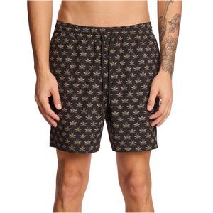 Paisley & Gray Mens Gilligan Printed Drawstring 6'' Swim Bottom Trunks, NWT